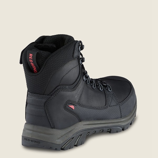 Bottes de Sécurité Red Wing - Trades - 6-Inch Side-Zip Waterproof Toe - Noir - Homme 681GXSPHE